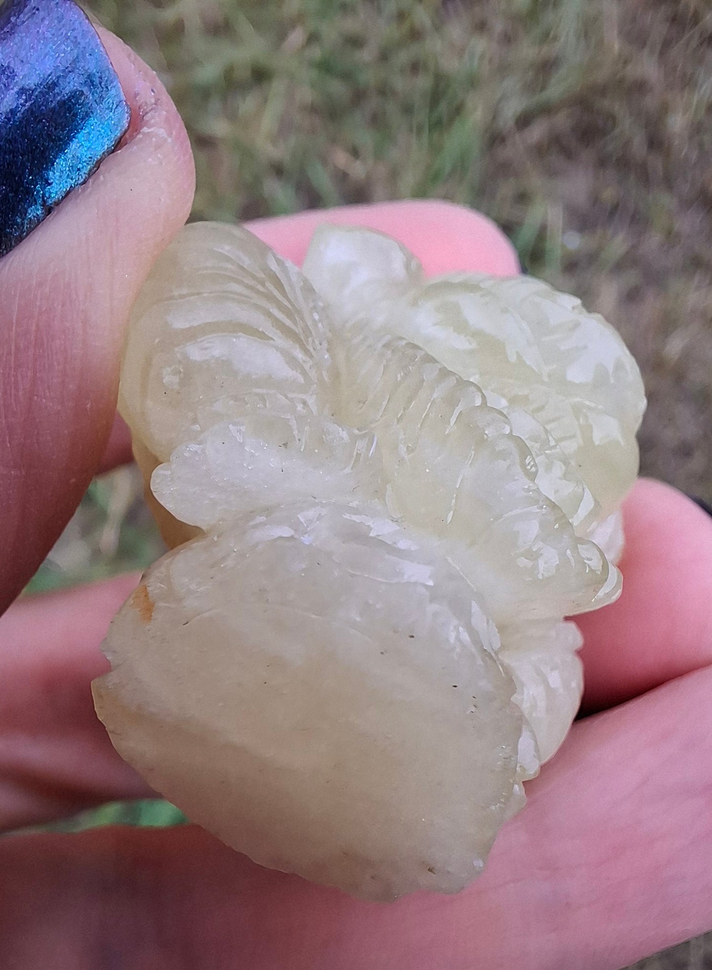 Libyan Desert Glass GANESHA craving, 31.21g, Tektite (Ref: Ganesha2)