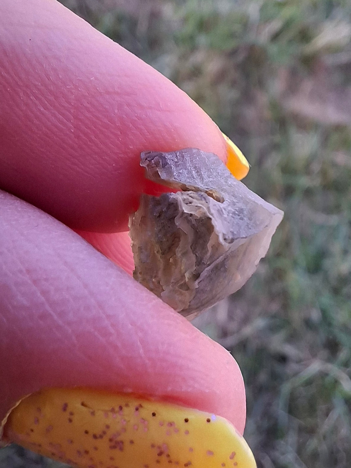 Moldavite Piece, 0.68g, Tektite (Ref: 1481)