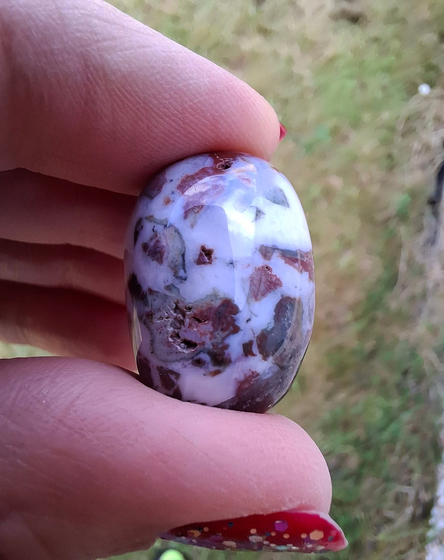 Ocean Jasper, Tumble Stone, Crystal (Ref: T198)