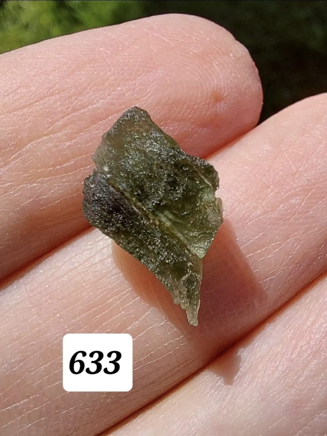 Moldavite Piece, 1.00g, Tektite (Ref: 633)