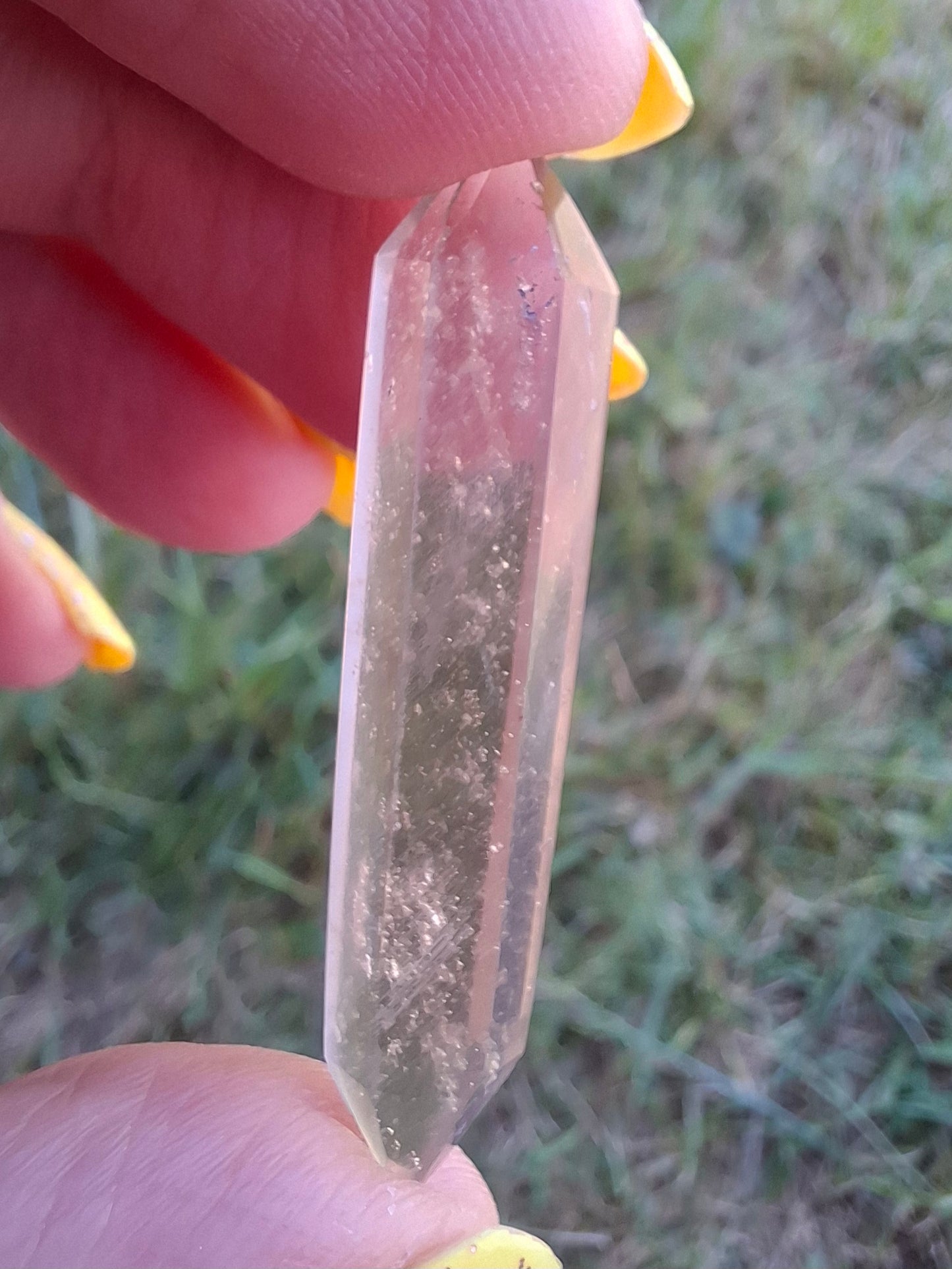 Libyan Desert Glass DT Carving, 3.93g, Tektite (Ref: LDT3)