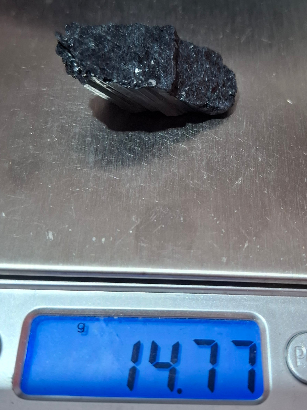 Black Tourmaline RAW, 14.77g, Crystal, (Ref: RBT1)