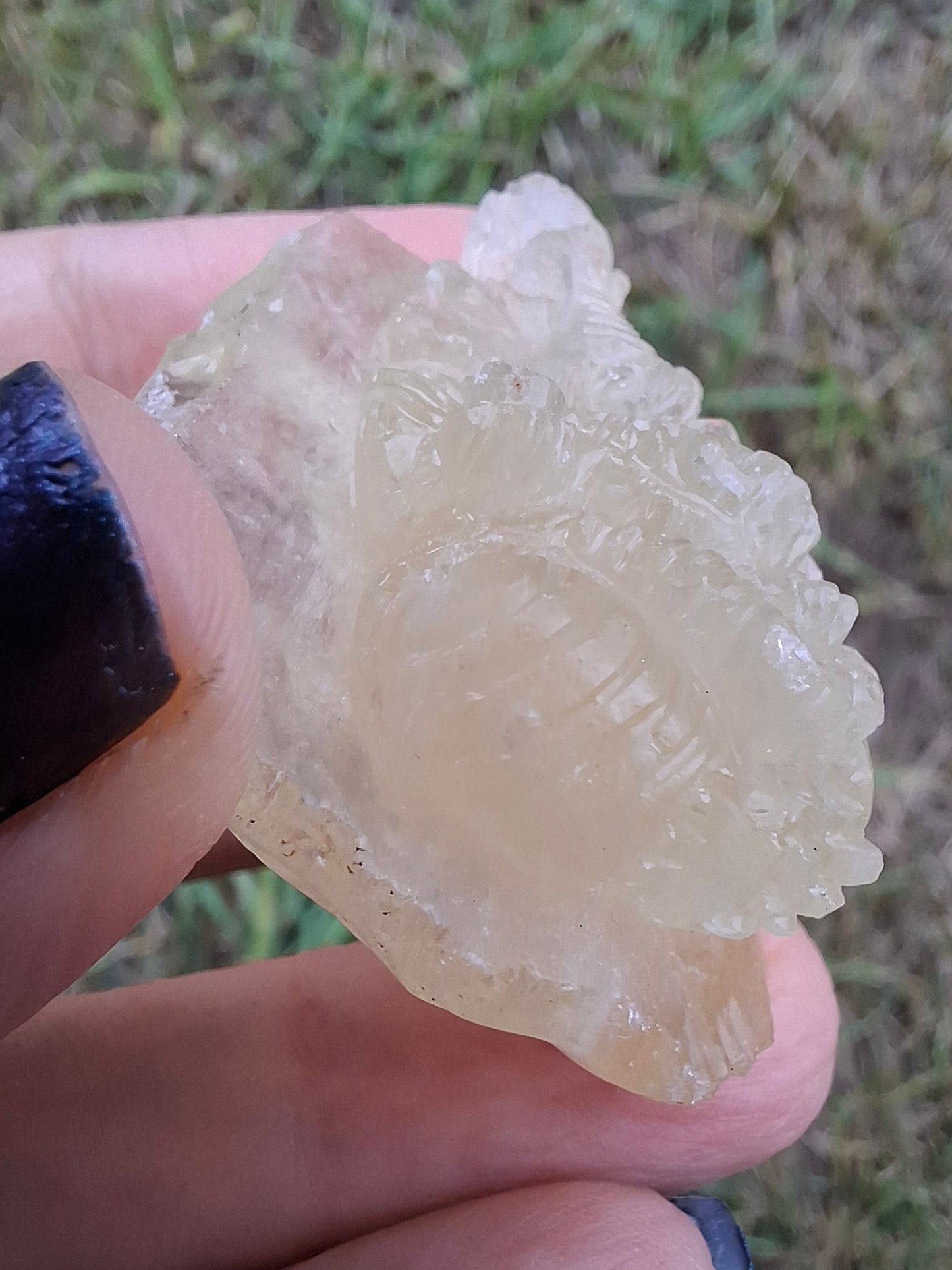 Libyan Desert Glass GANESHA carving, 20.76g, Tektite (Ref: Ganesha4)
