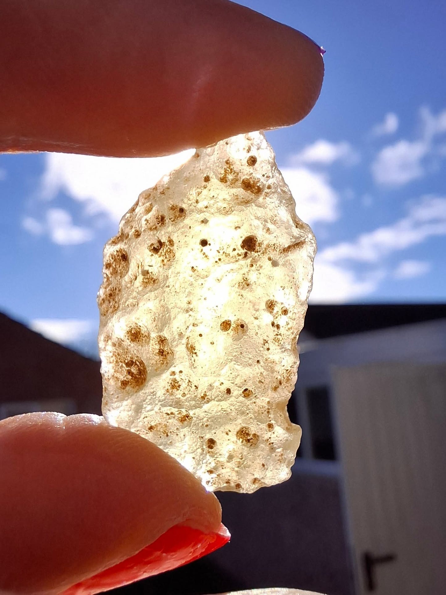 Libyan Desert Glass Piece 6.33g, Tektite
