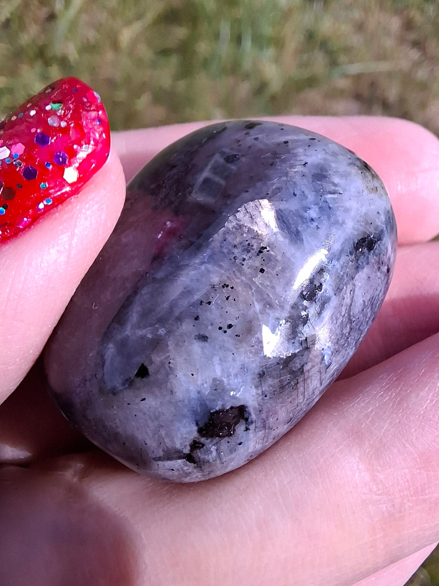 Larvikite, Tumble Stone, Crystal (Ref: T125)