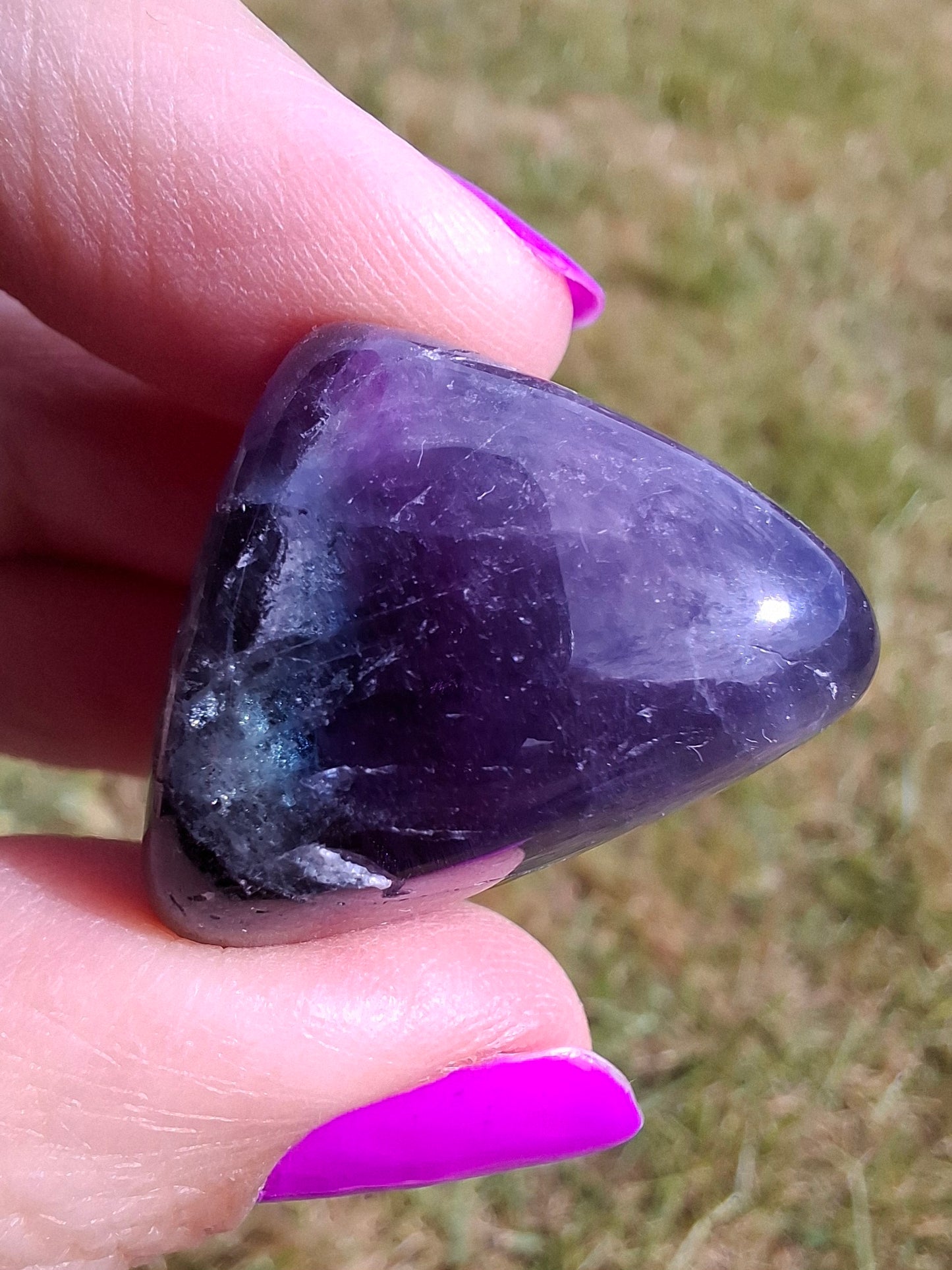 Fluorite, Tumble Stone, Crystal (Ref: T54)