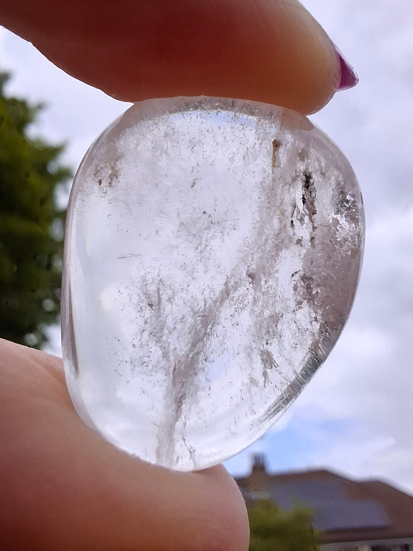 Clear Quartz, Tumble Stone, Crystal (Ref: T31)