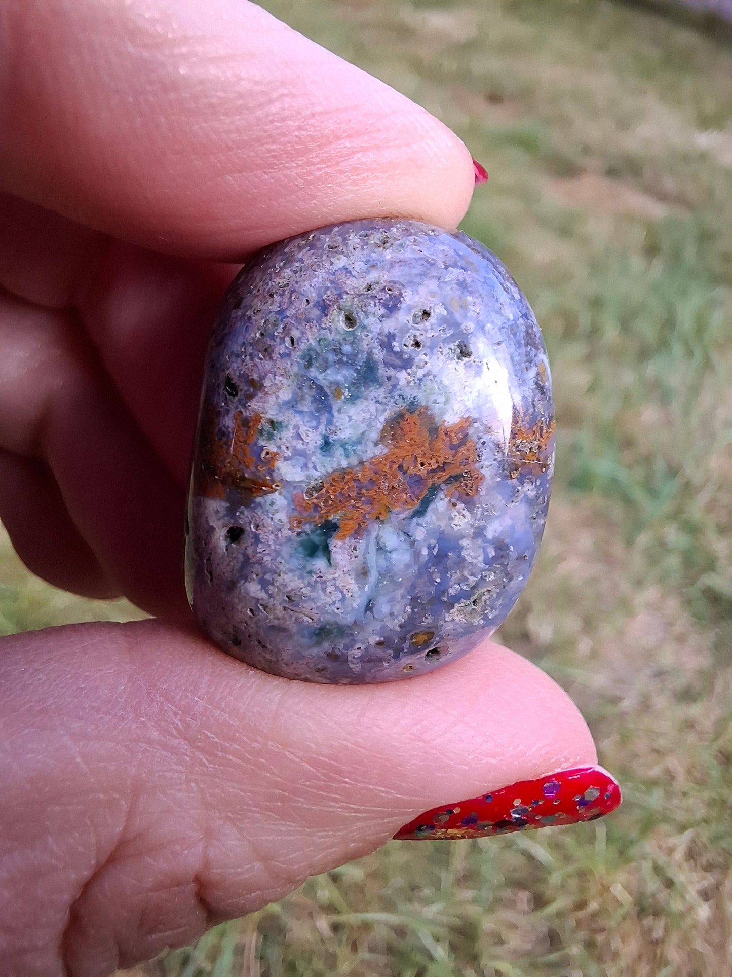 Ocean Jasper, Tumble Stone, Crystal (Ref: T205)