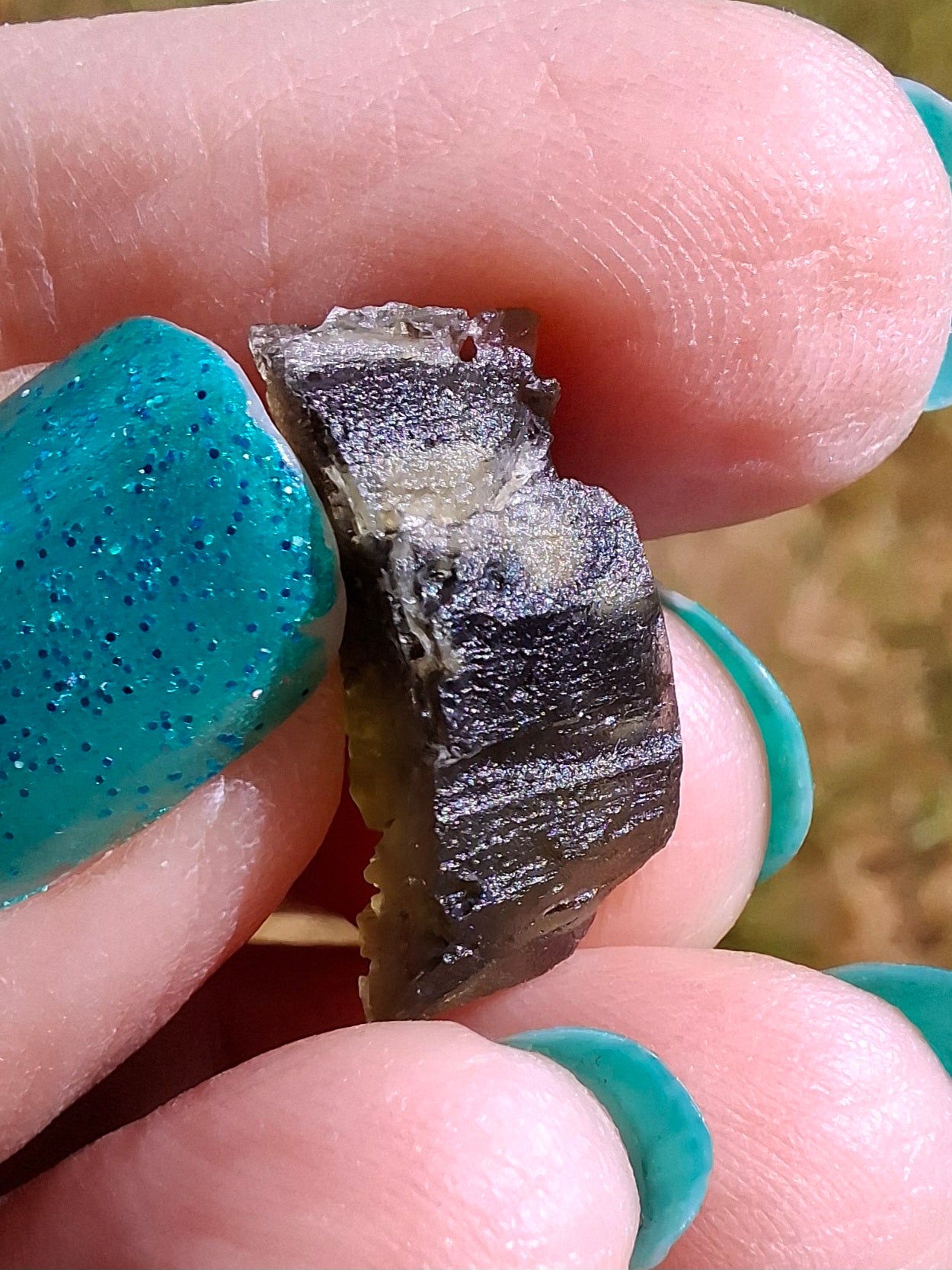 Moldavite Piece, 1.67g, Tektite (Ref: 1423)