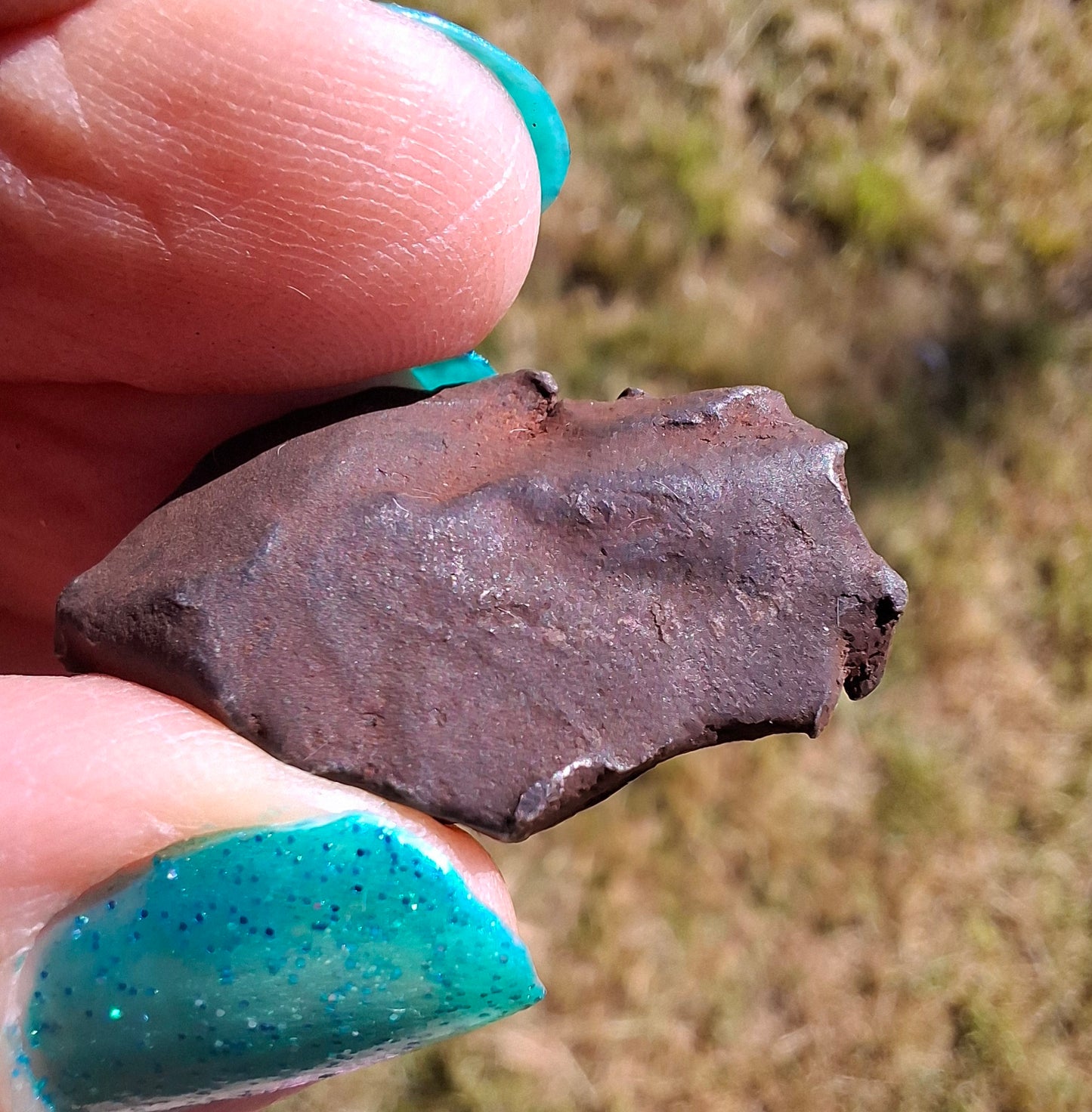 Gebel Kamil Iron Meteorite, 13.55g (Ref: K41)