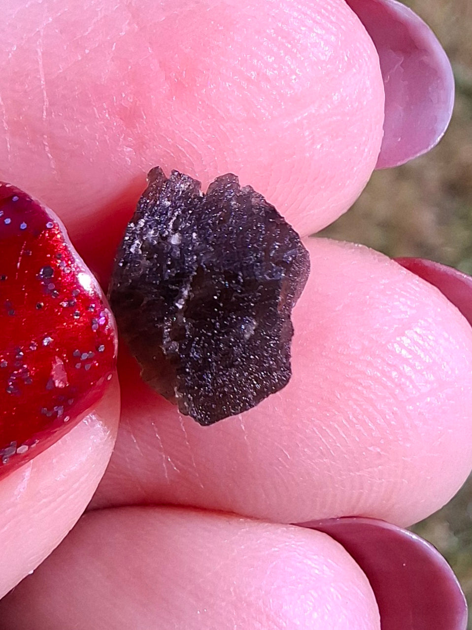 Moldavite Piece, 0.59g, Tektite (Ref: 1472)