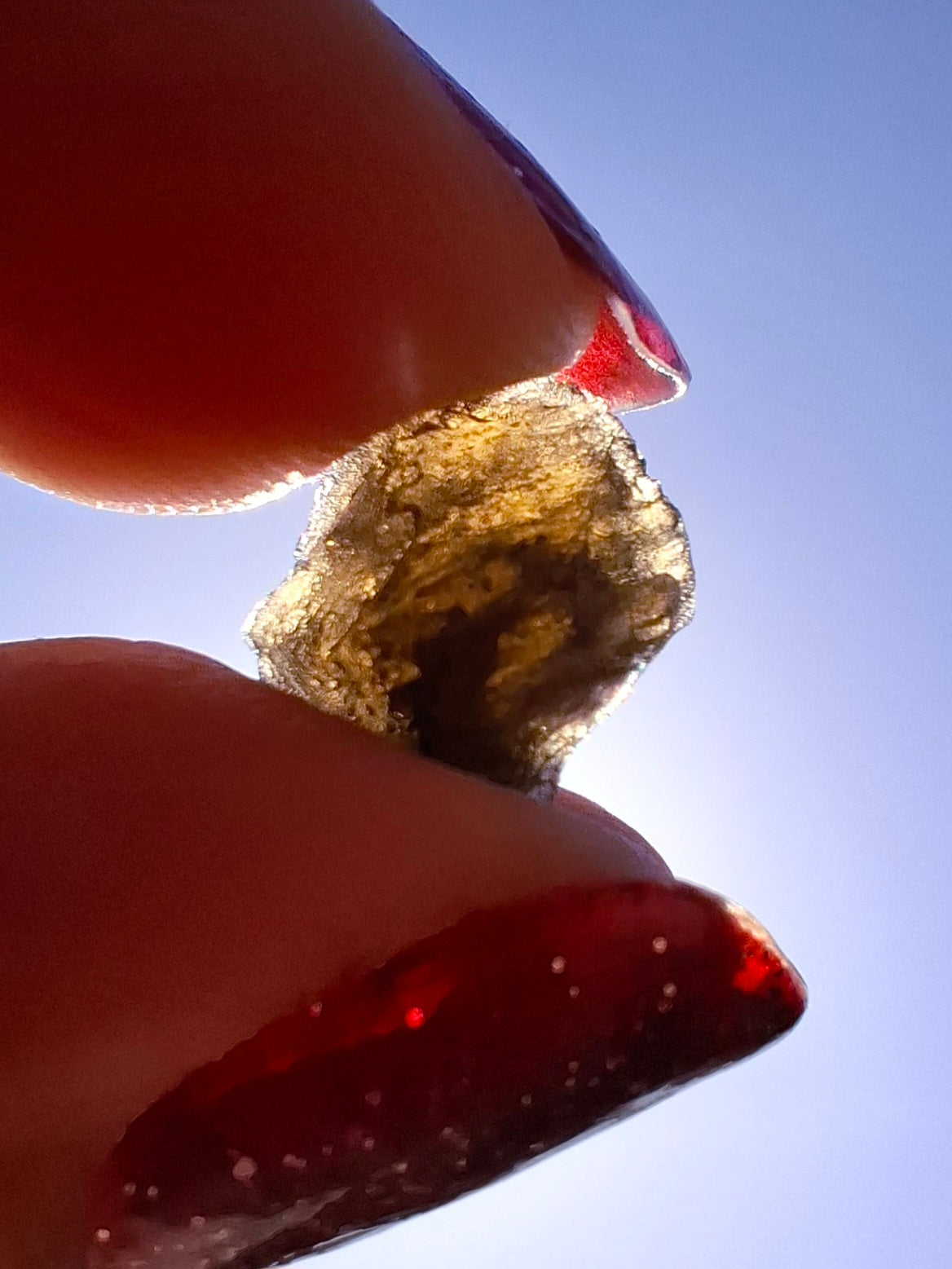 Moldavite Piece, 0.59g, Tektite (Ref: 1472)