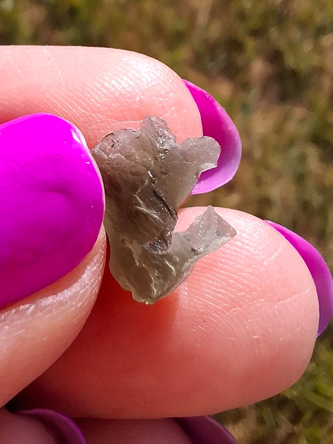 Moldavite Piece, 0.45g, Tektite (Ref: 1444)