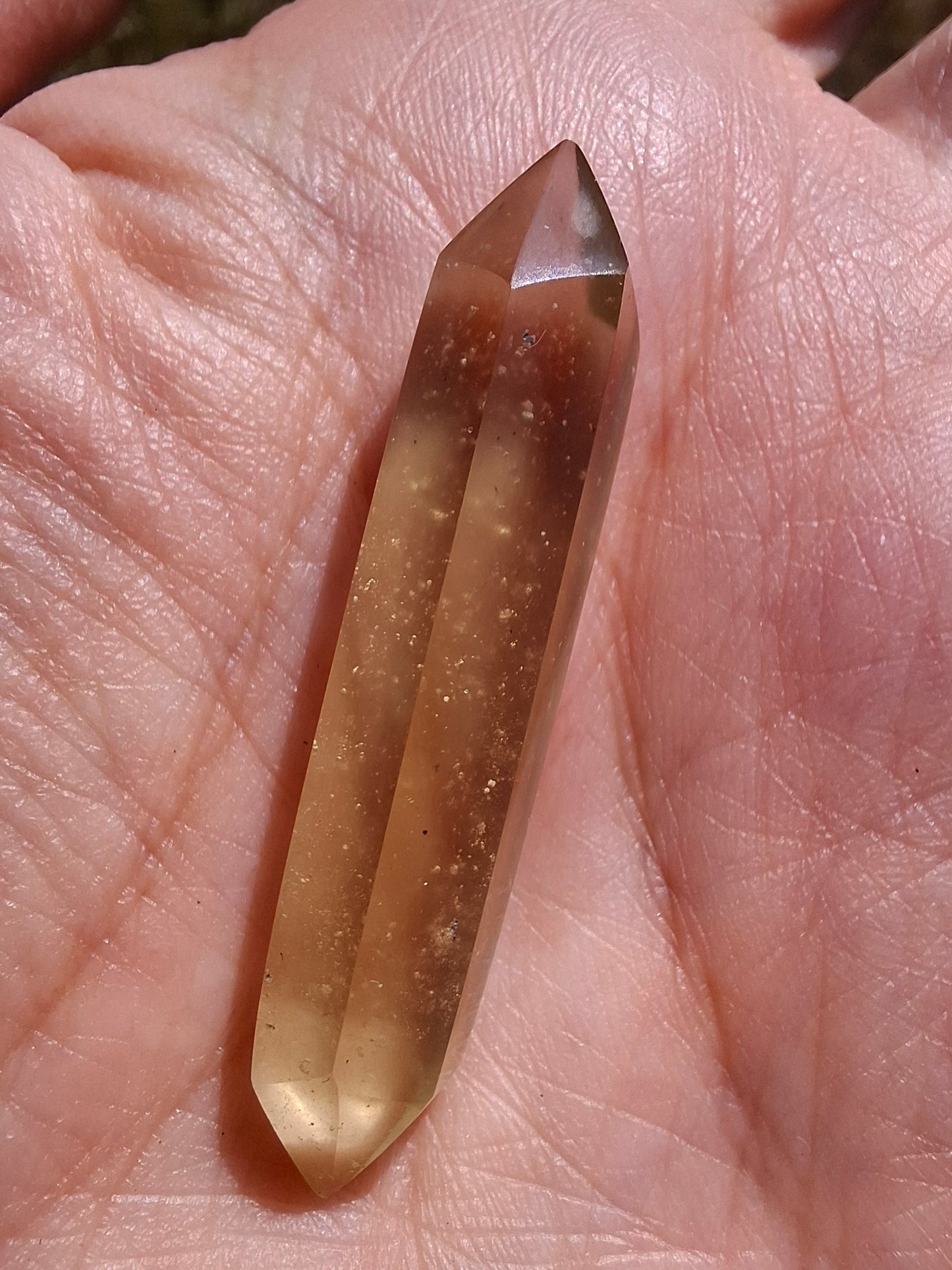 Libyan Desert Glass DT Carving, 4.57g, Tektite (Ref: LDT8)