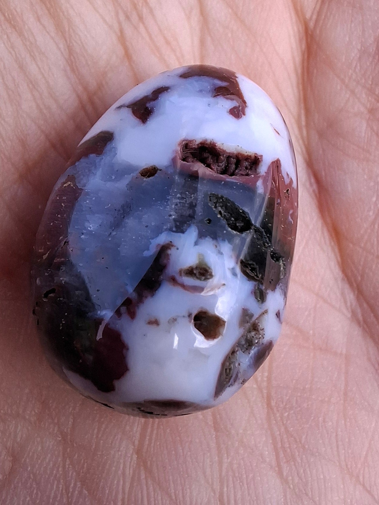 Ocean Jasper, Tumble Stone, Crystal (Ref: T198)