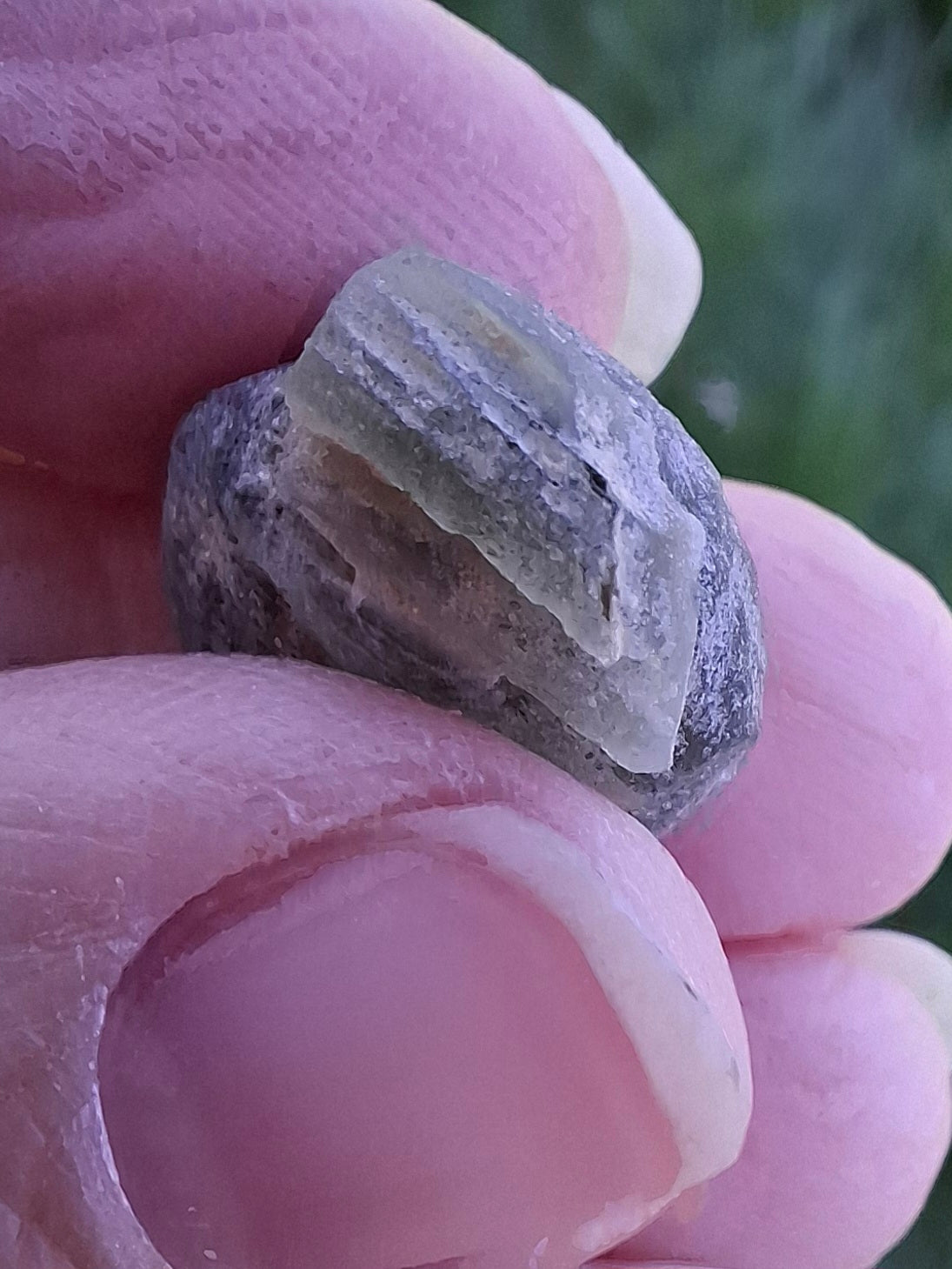 Moldavite Piece, SNOWFLAKE, FROSTED, BARTOCHOV, 3.00g, Tektite (Ref: 1370)