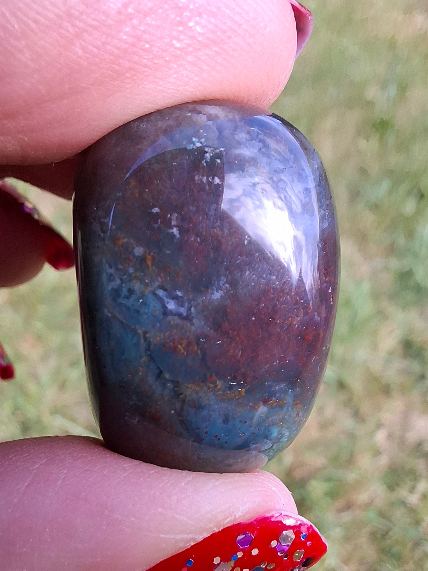 Ocean Jasper, Tumble Stone, Crystal (Ref: T202)