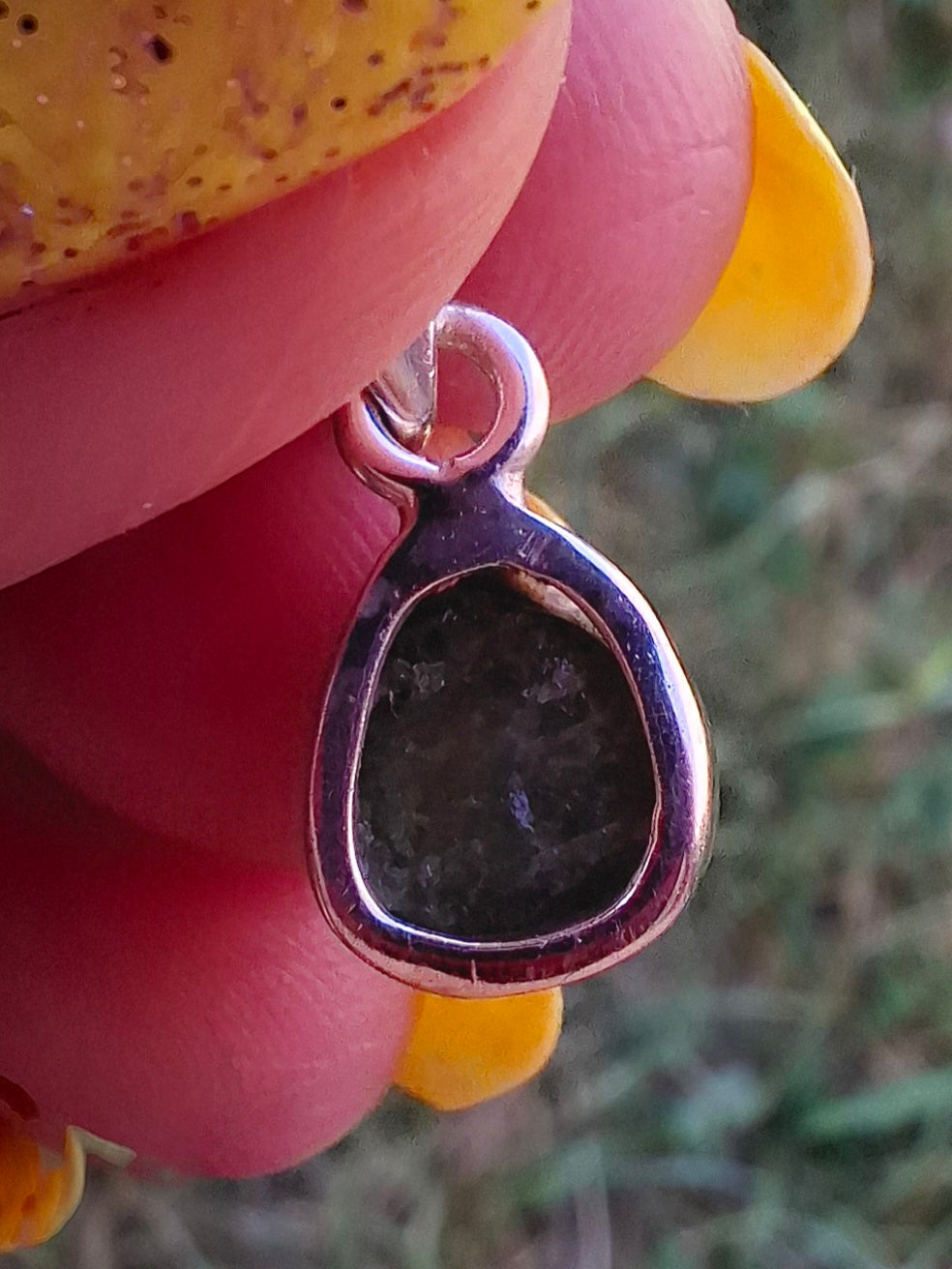 Green Tourmaline Pendant, 925 Silver, Crystal (Ref: GT2)