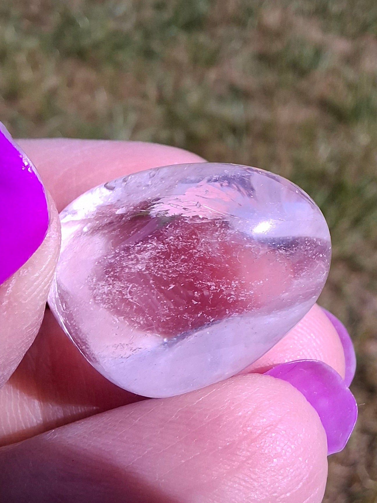 Clear Quartz, Tumble Stone, Crystal (Ref: T32)