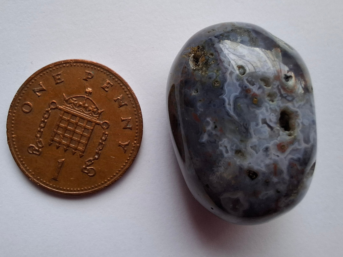 Ocean Jasper, Tumble Stone, Crystal (Ref: T201)
