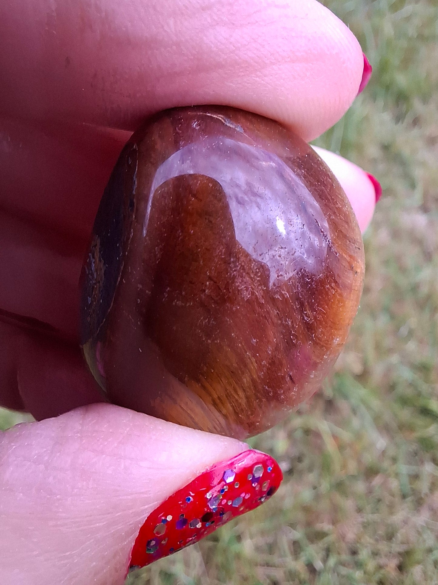 Tigers Eye, Tumble Stone, Crystal (Ref: T136)