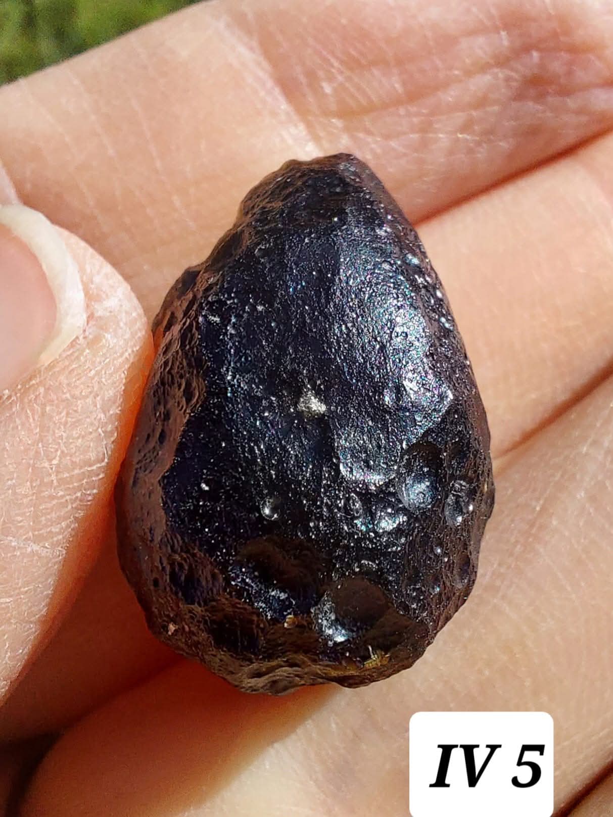 Ivory Coast (Ivorite), RAREST TEKTITE IN THE WORLD, 8.88g, Tektite (Ref: IV5)
