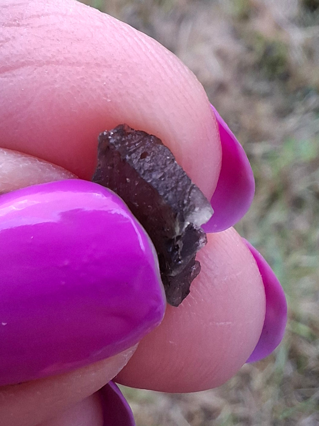 Moldavite small Piece, 0.39g, Tektite (Ref: 1431)