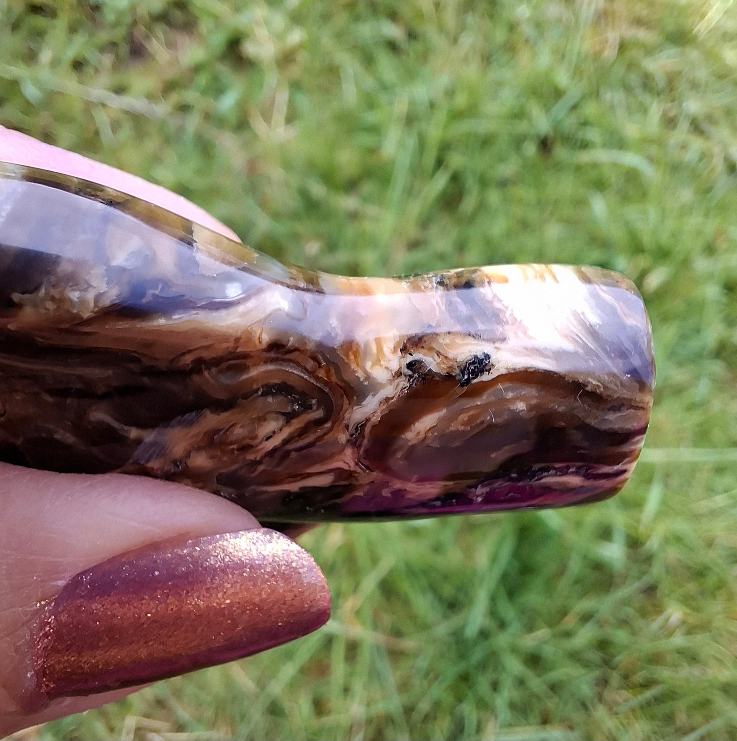 Red Amber Angel, 15.65g, Carving, Fossil (Ref: AA4)