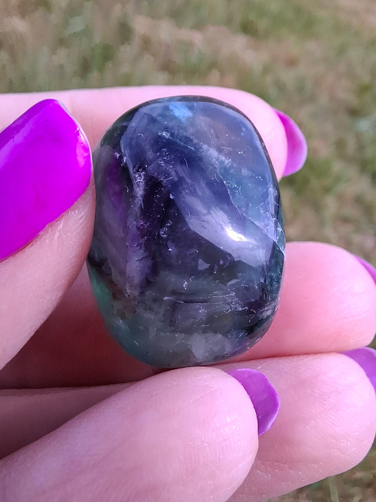 Fluorite, Tumble Stone, Crystal (Ref: T57)