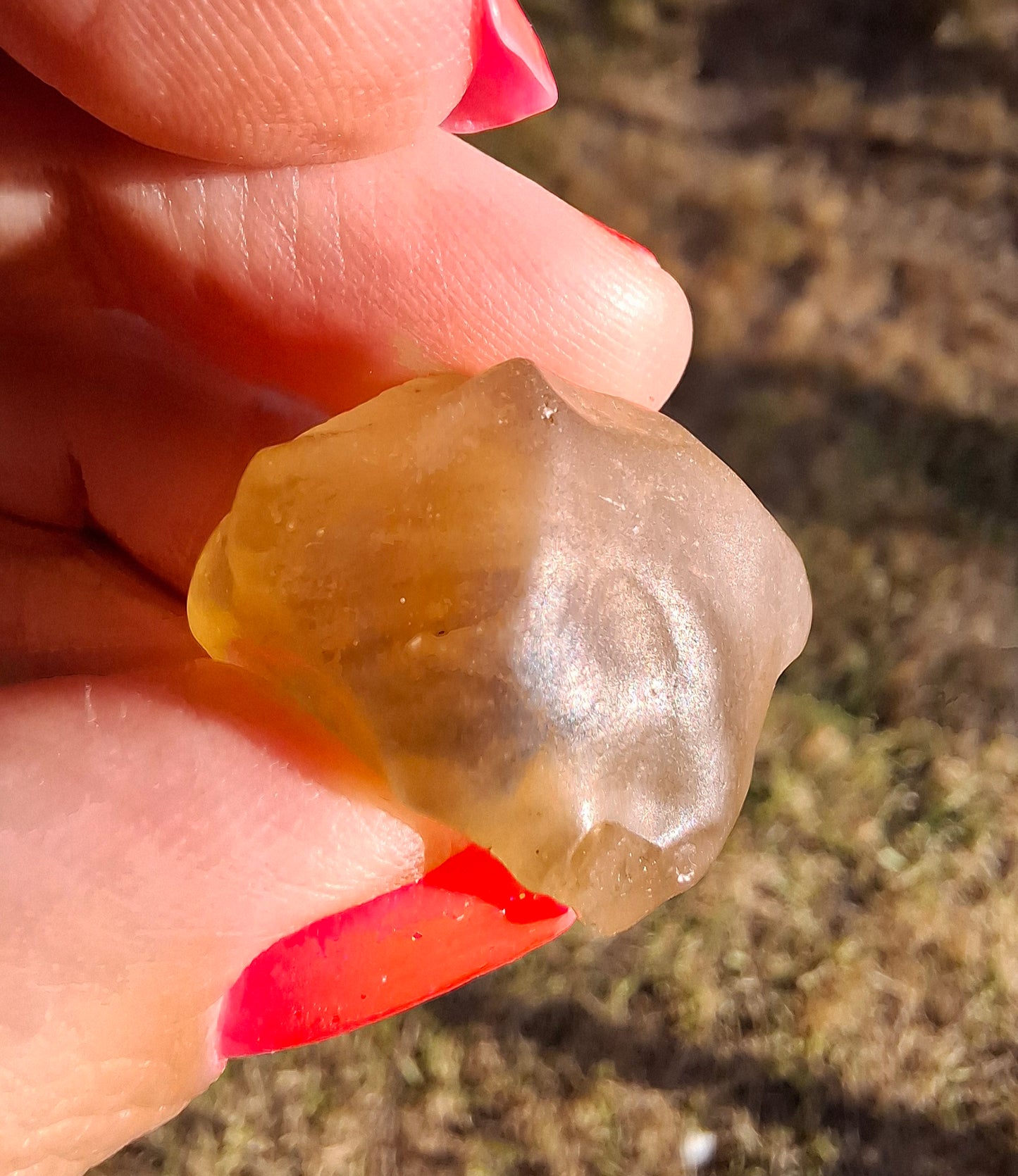 Libyan Desert Glass (darker) Piece, 10.32g, Tektite (Ref: L1376)