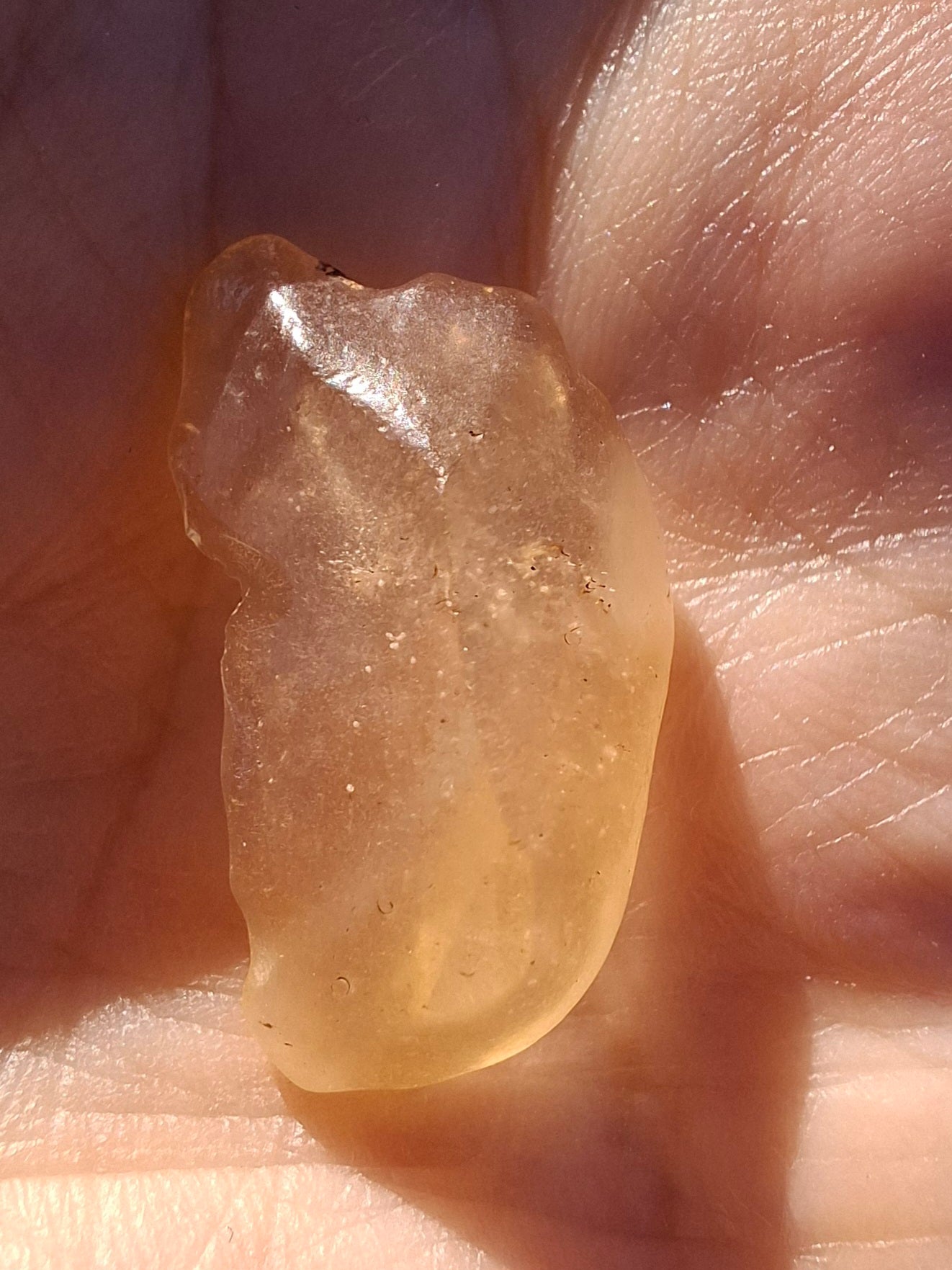Libyan Desert Glass Piece, 2.27g, Tektite