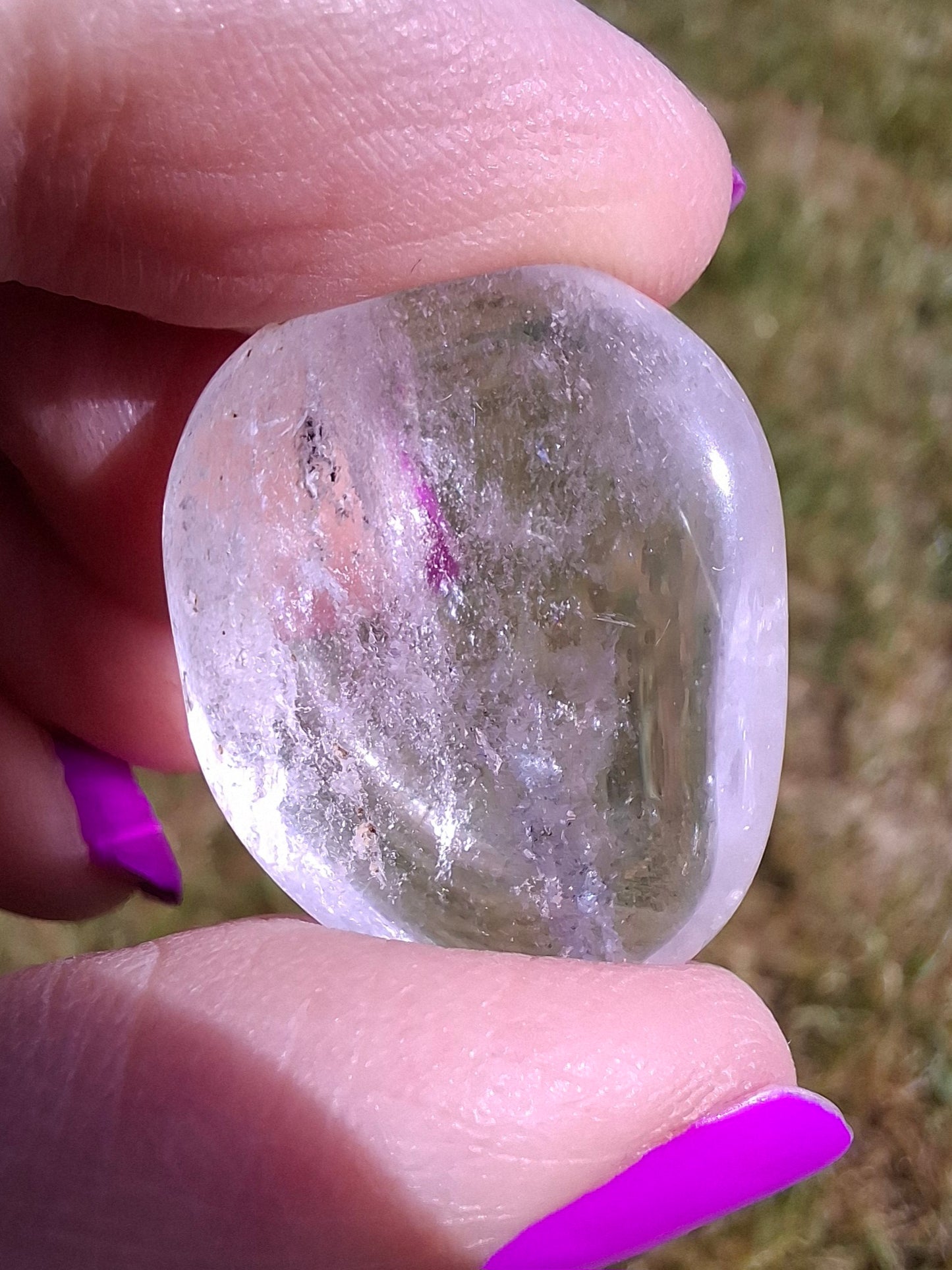 Clear Quartz, Tumble Stone, Crystal (Ref: T31)
