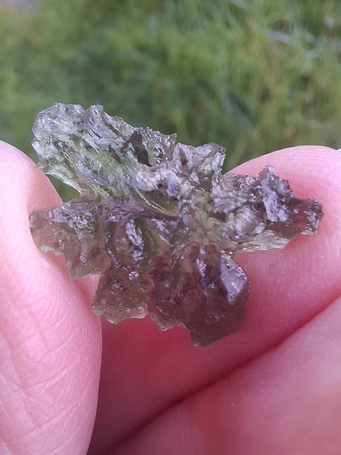 Moldavite Piece, JEZKOVNA BESEDNICE, 1.51g, Tektite (Ref: 1262)