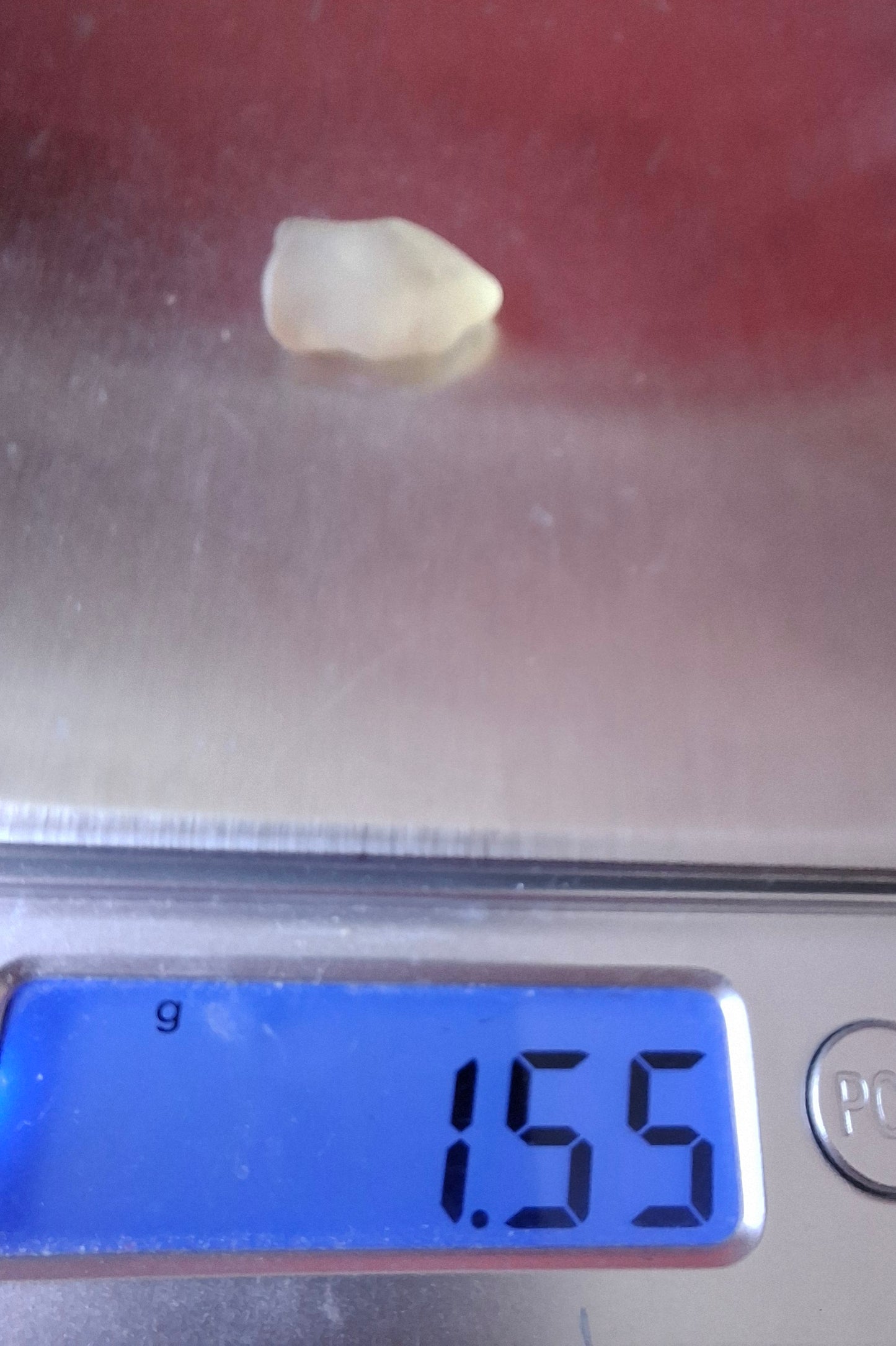 Libyan Desert Glass small Piece, 1.55g, Tektite (Ref: L1347)