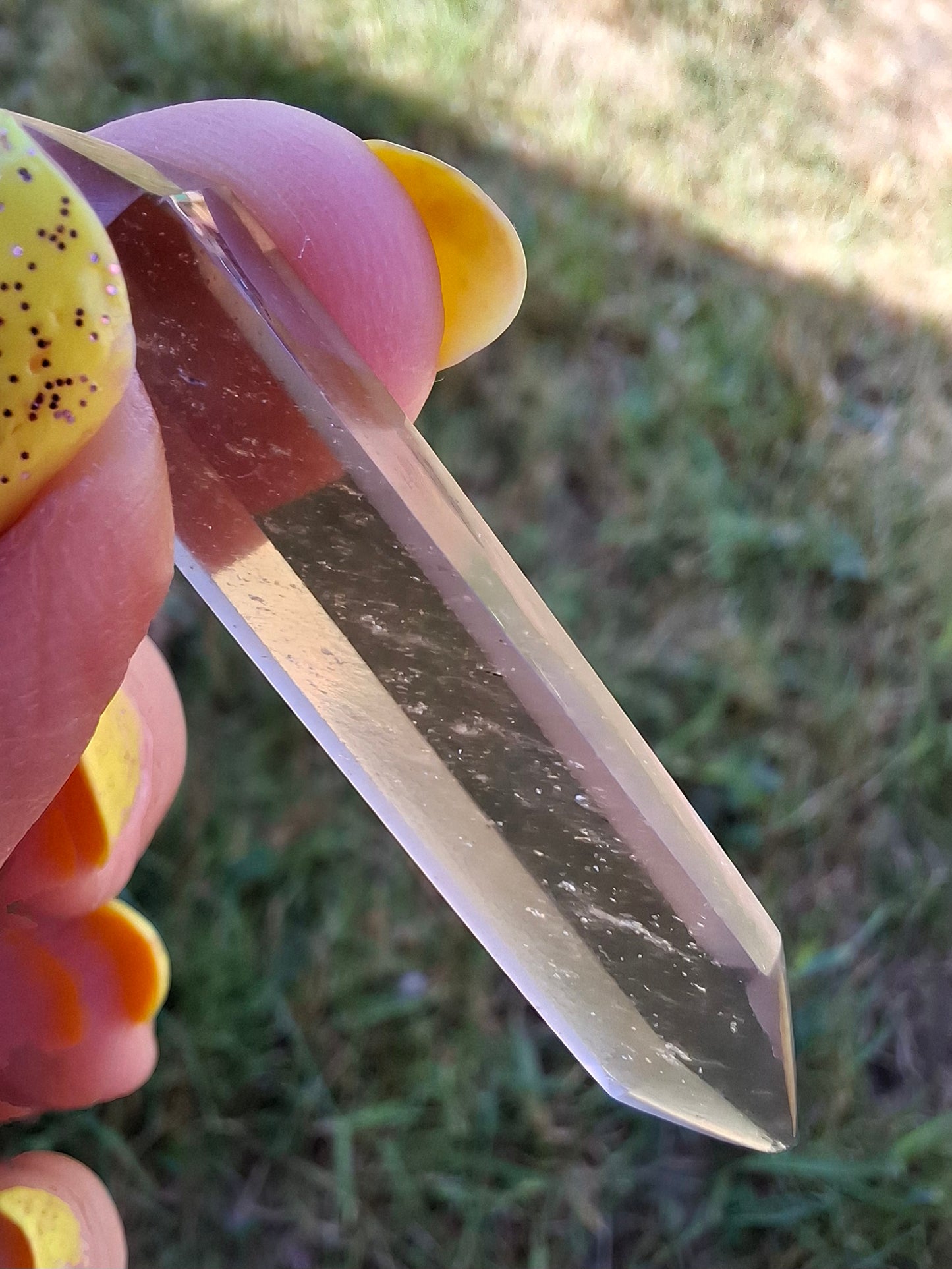 Libyan Desert Glass DT Carving, 4.71g, Tektite (Ref: LDT2)