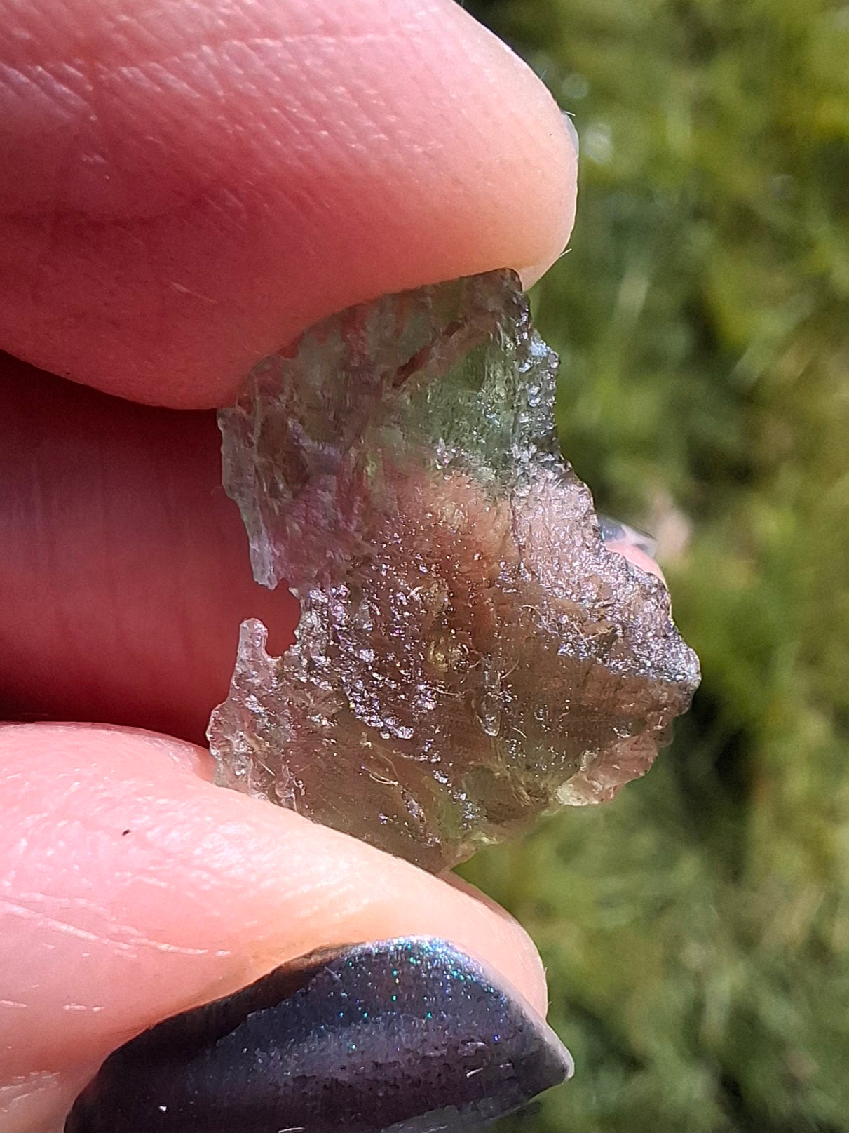 Moldavite Piece, 0.80g, Tektite (Ref: 1397)