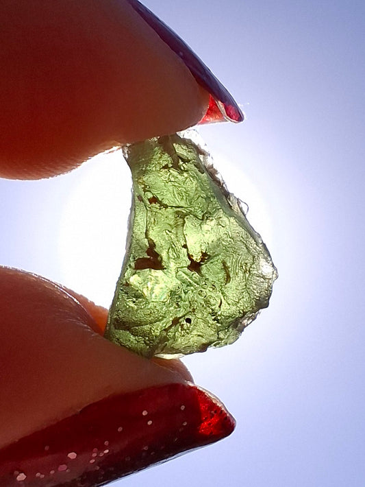 Moldavite Piece, 1.23g, Tektite (Ref: 1484)