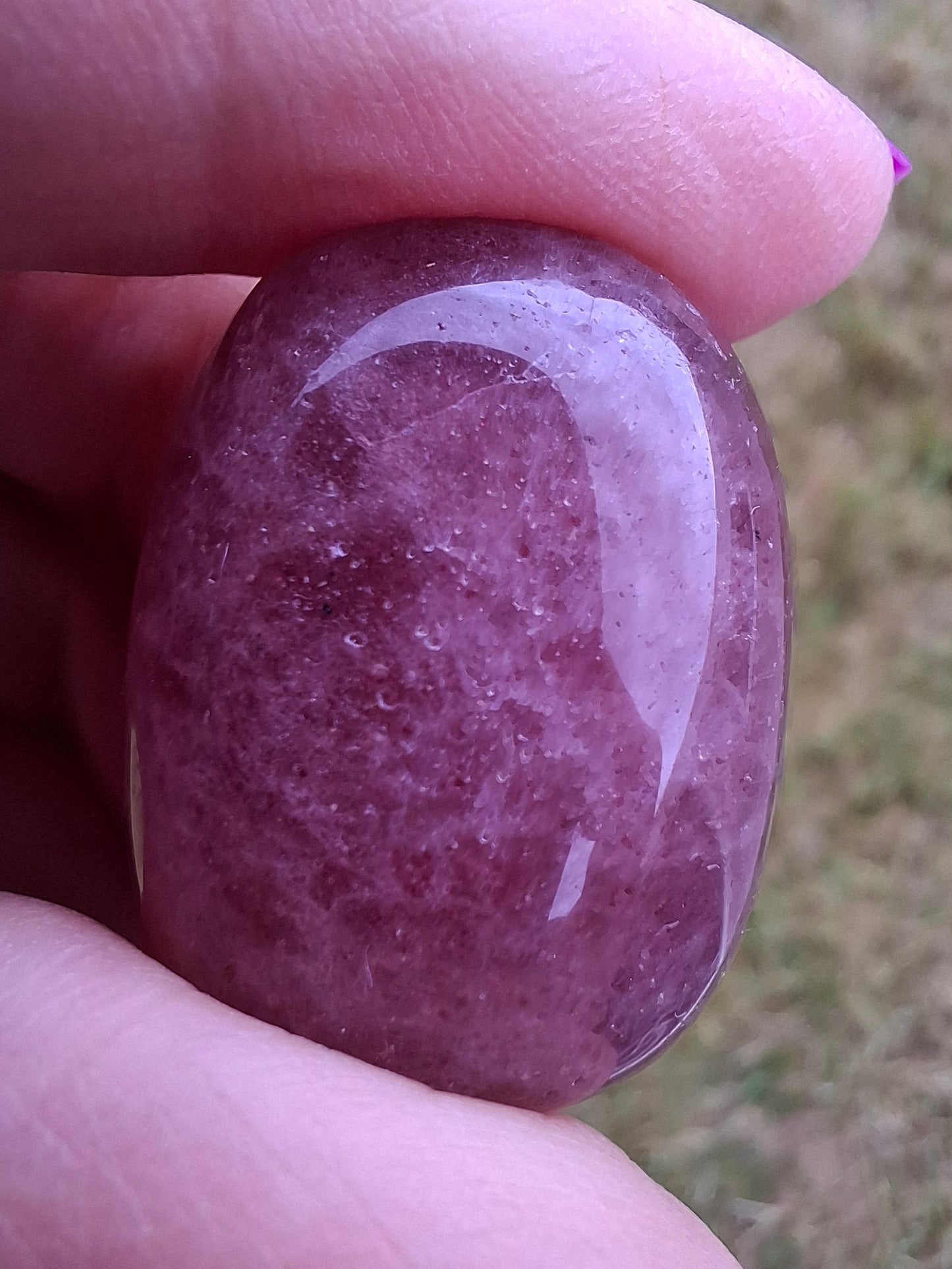 Strawberry Quartz, Tumble Stone, Crystal