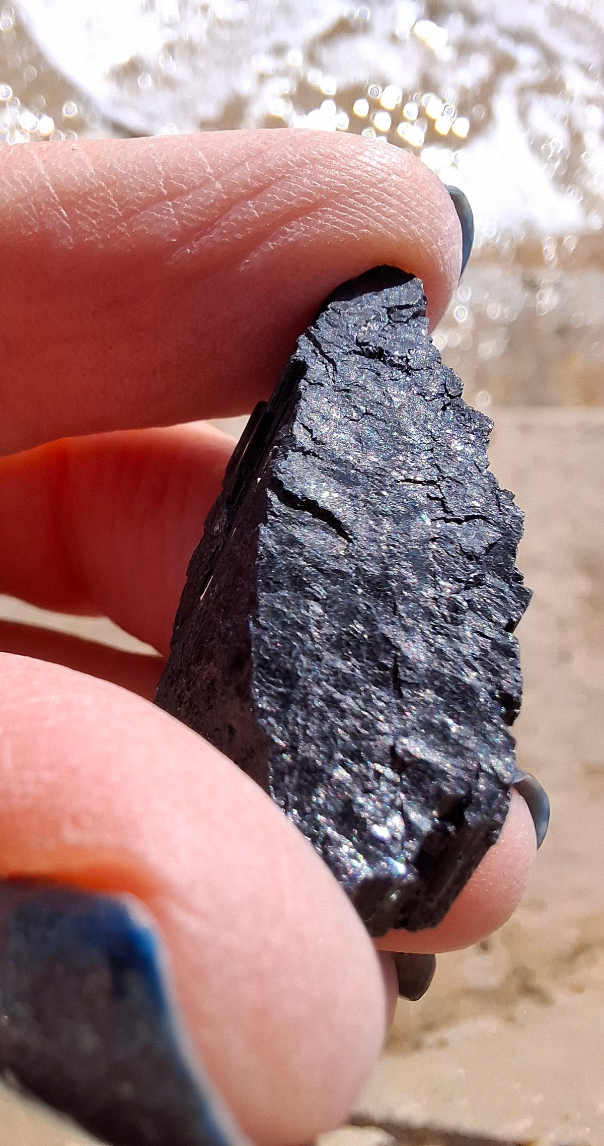 Black Tourmaline RAW, 8.73g, Crystal (Ref: RBT8)