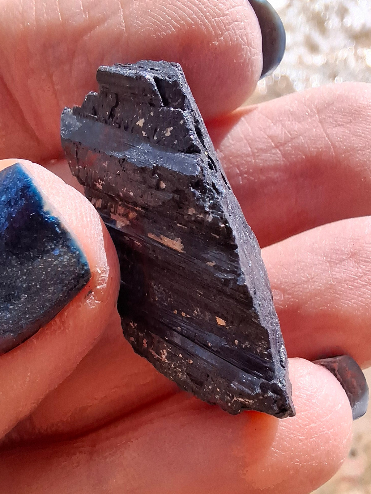Black Tourmaline RAW, 8.73g, Crystal (Ref: RBT8)