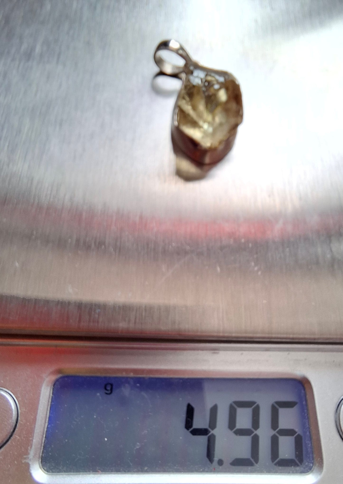 Libyan Desert Glass Pendant, 925 Silver, Tektite (Ref: LP112)