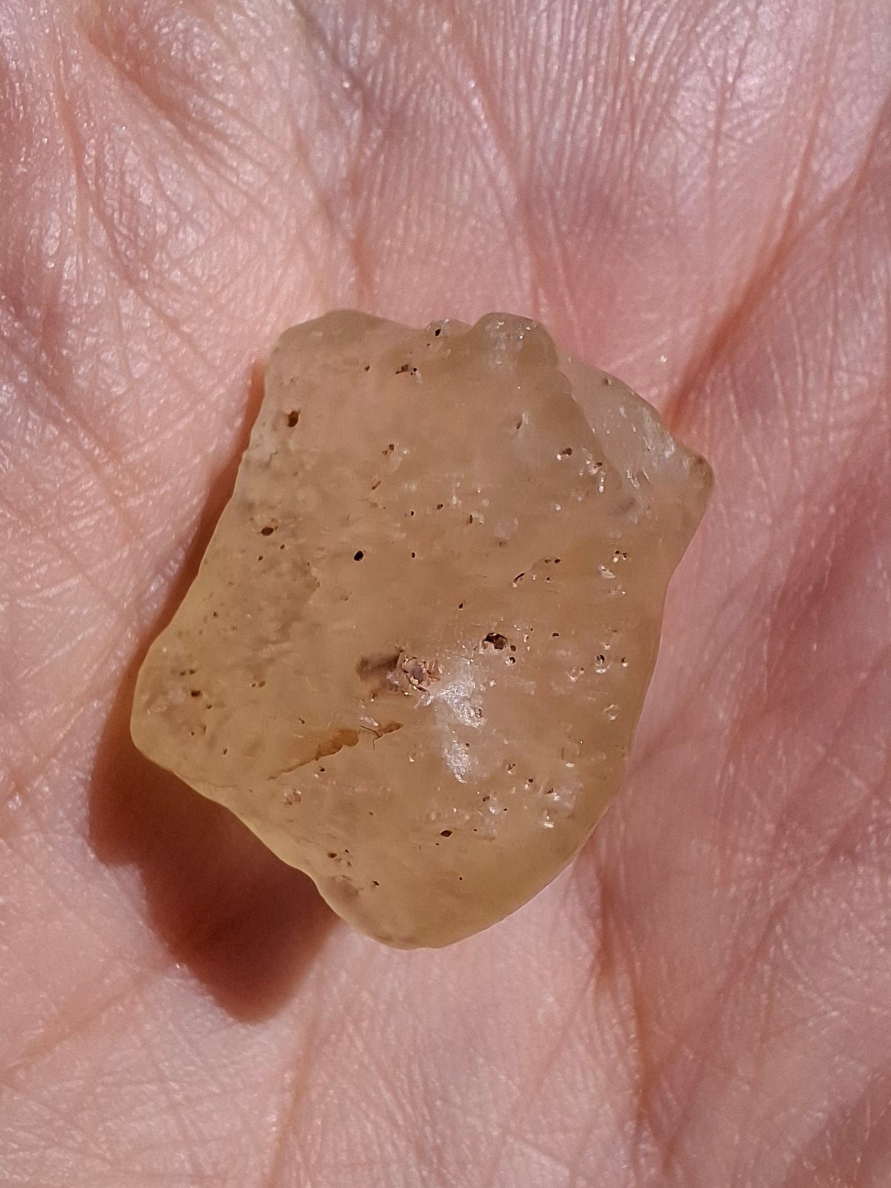 Libyan Desert Glass Piece, 4.29g, Tektite