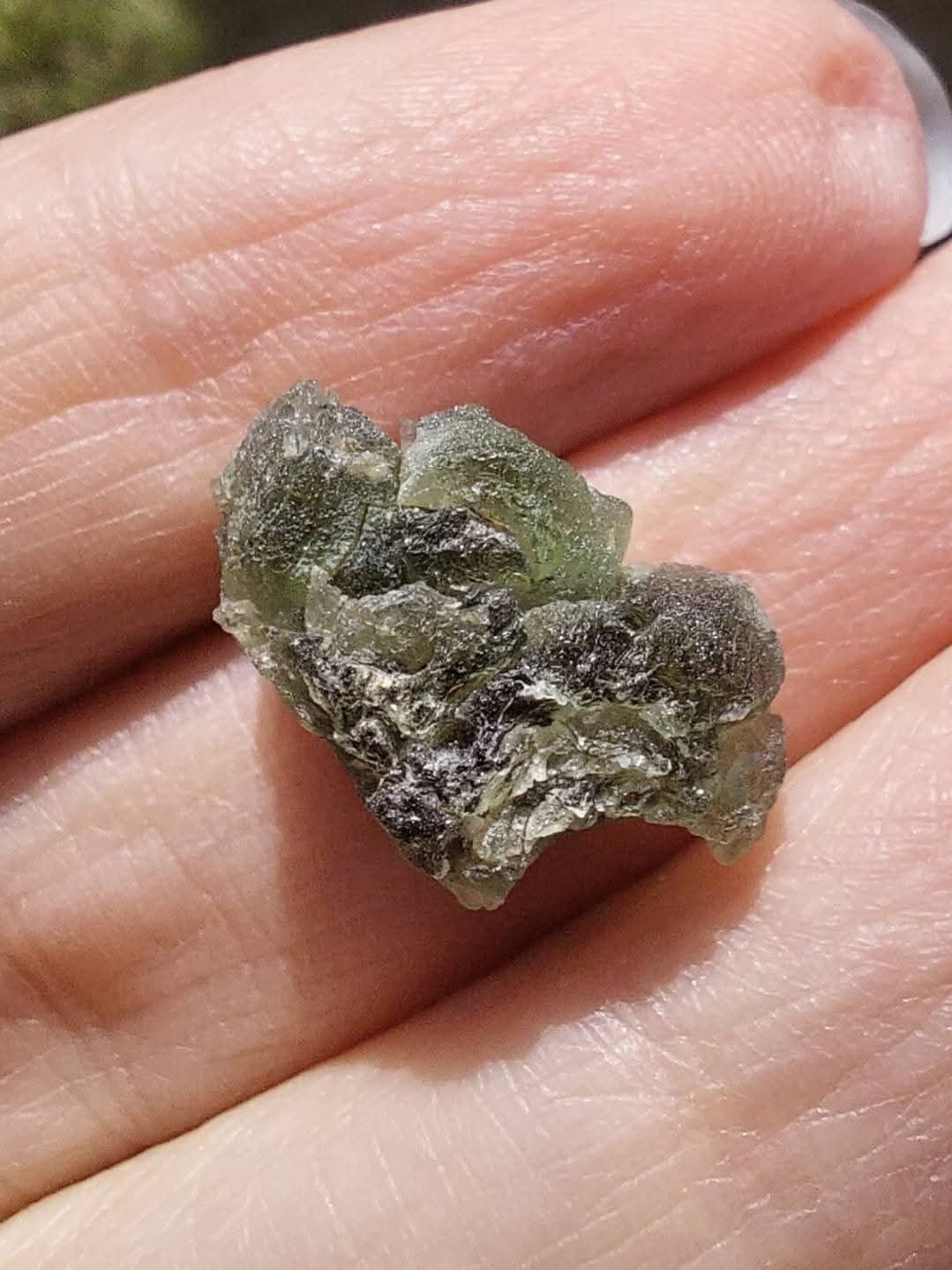 Moldavite Piece, 1.82g, Tektite (Ref: E172)