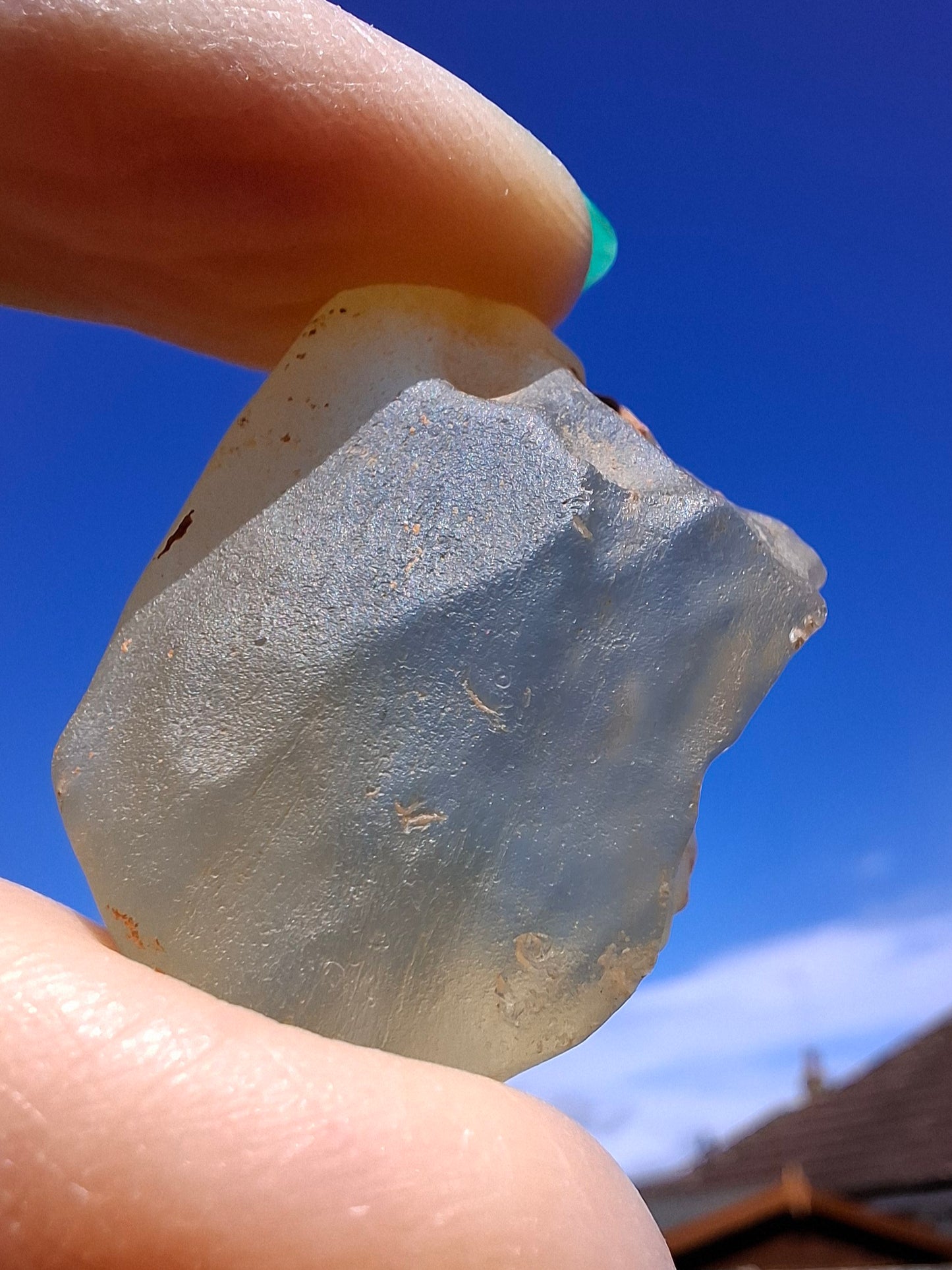 Libyan Desert Glass Piece, 16.55g, Tektite