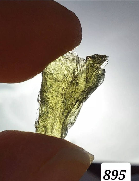 Moldavite Piece, 0.77g, Tektite (Ref: 895)