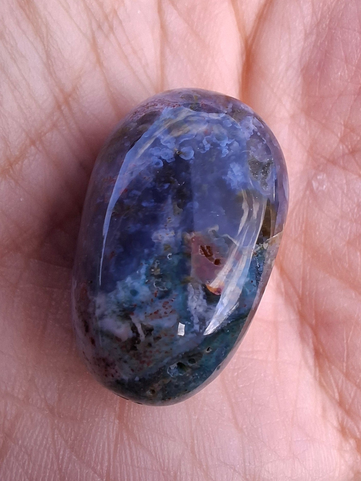 Ocean Jasper, Tumble Stone, Crystal (Ref: T200)