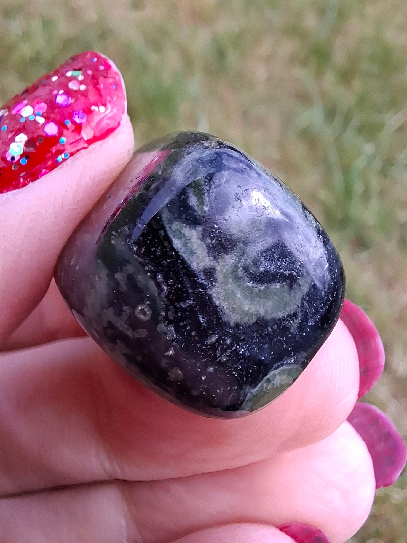 Kambaba Jasper, Tumble Stone, Crystal (Ref: T161)