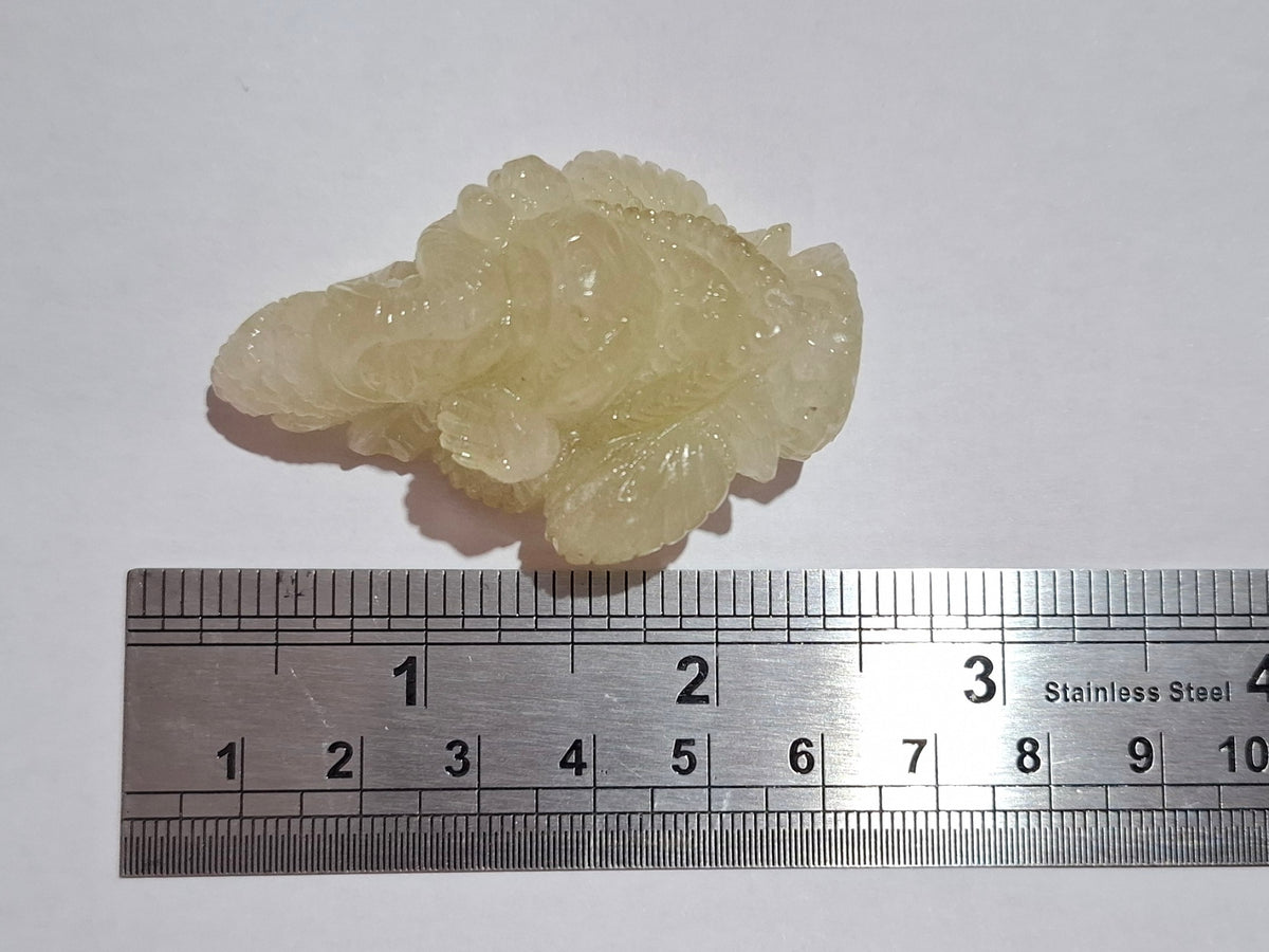Libyan Desert Glass GANESHA craving, 31.21g, Tektite (Ref: Ganesha2)