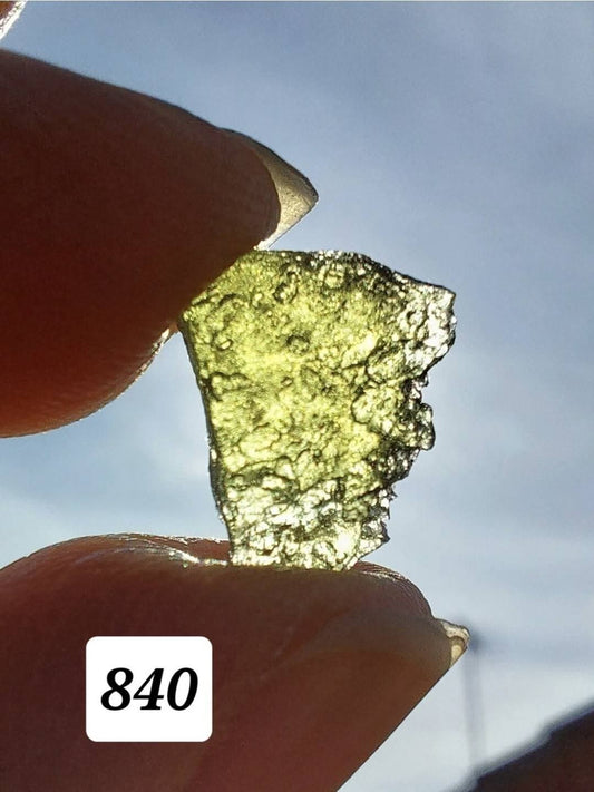 Moldavite Piece, NESMEN LES, 0.62g, Tektite (Ref: 840)