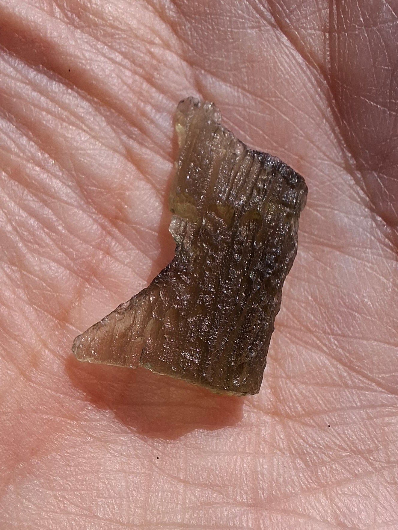 Moldavite Piece, 1.07g, Tektite (Ref: 1394)